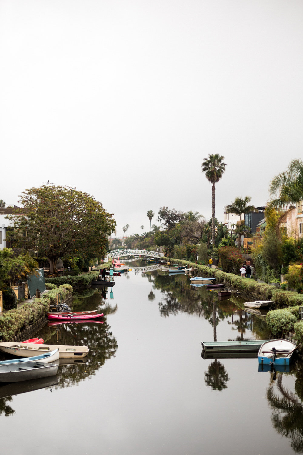 Venice Beach canals in Los Angeles California by Danielle Motif Photography
