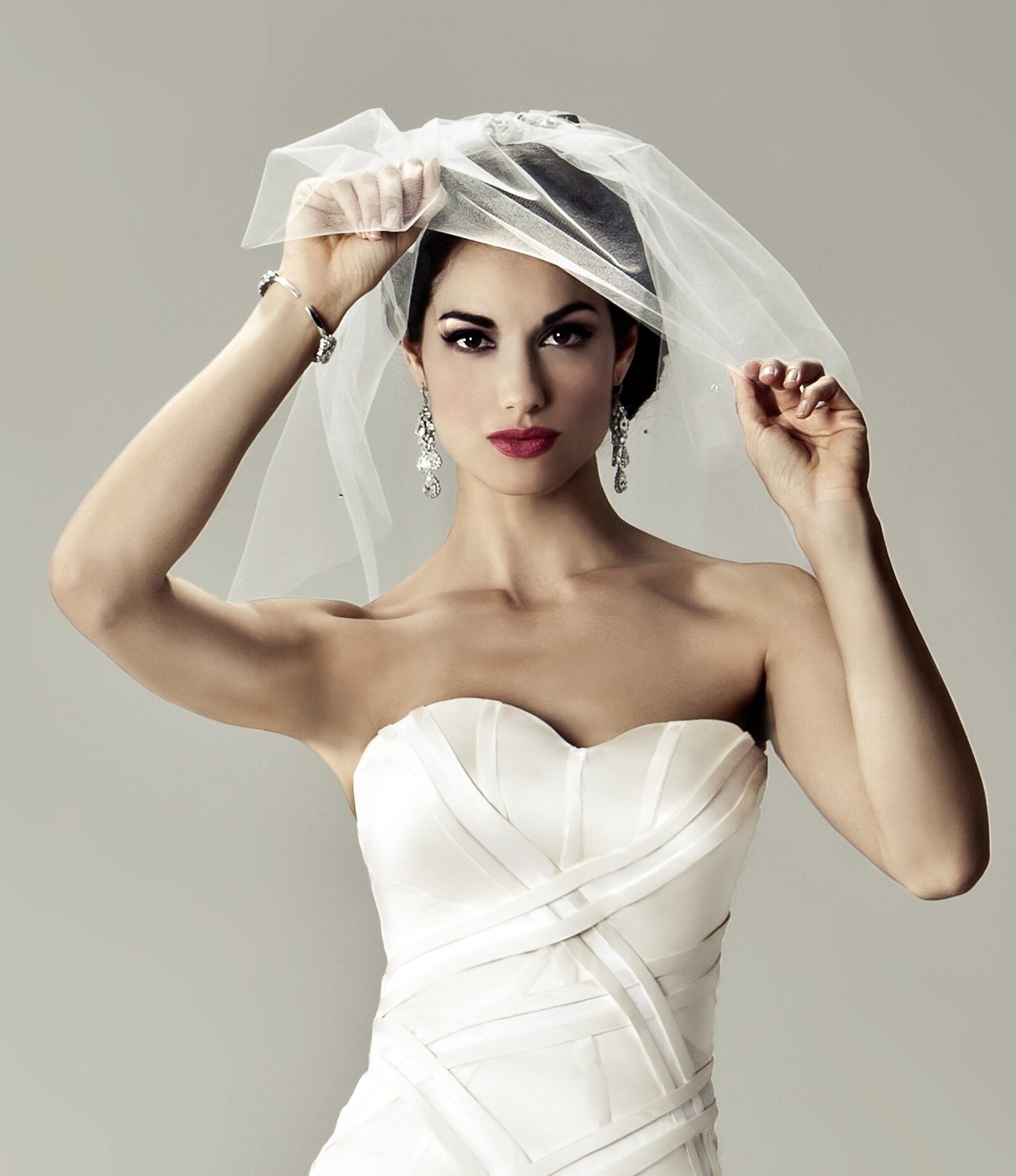 Vintage inspired makeup look for Matthew Christopher