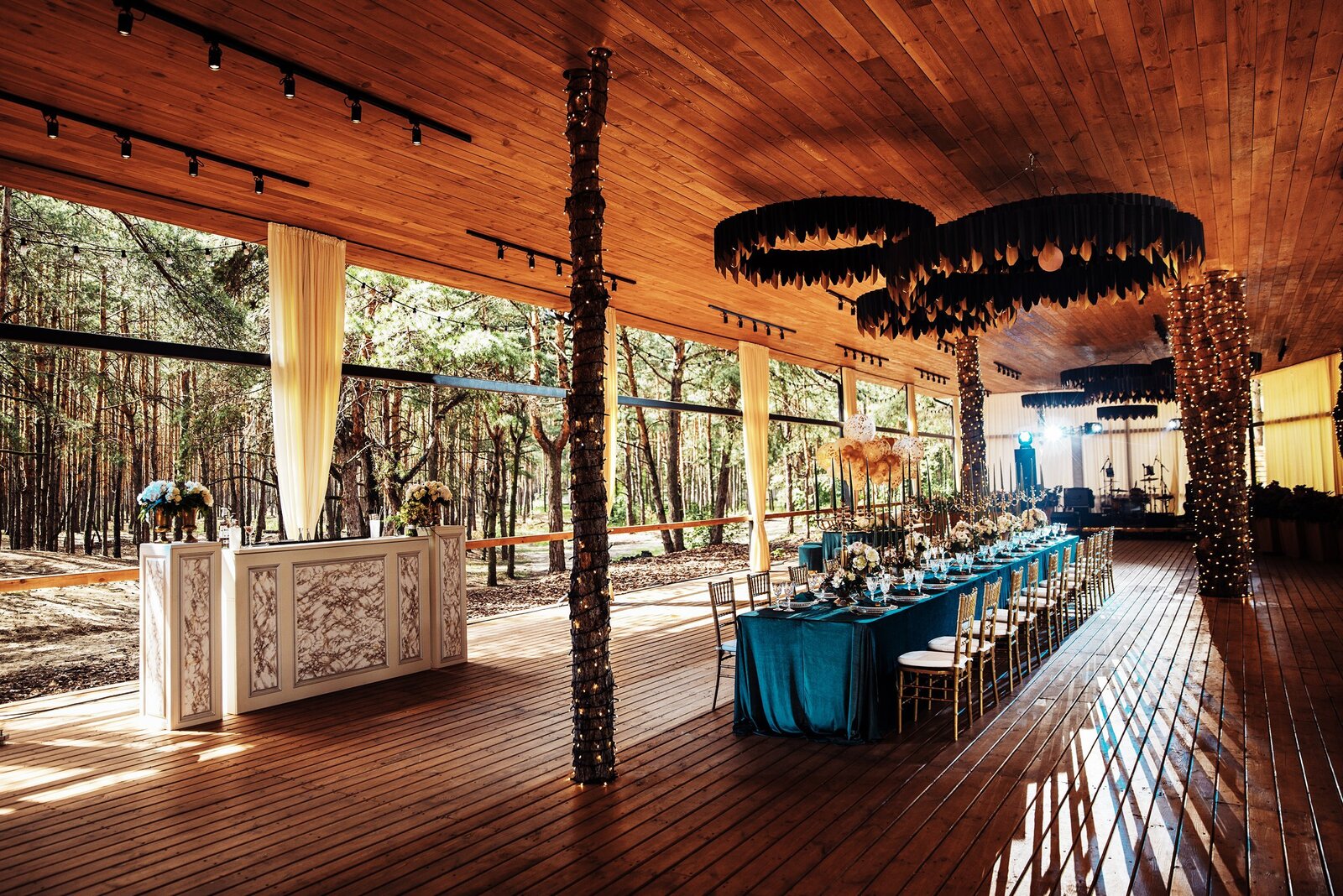 San Diego moody green wedding