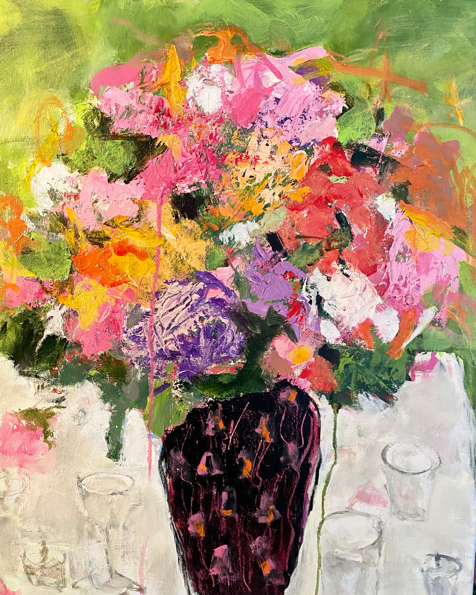 garden-party-abstract-painting-sandy-welch-art