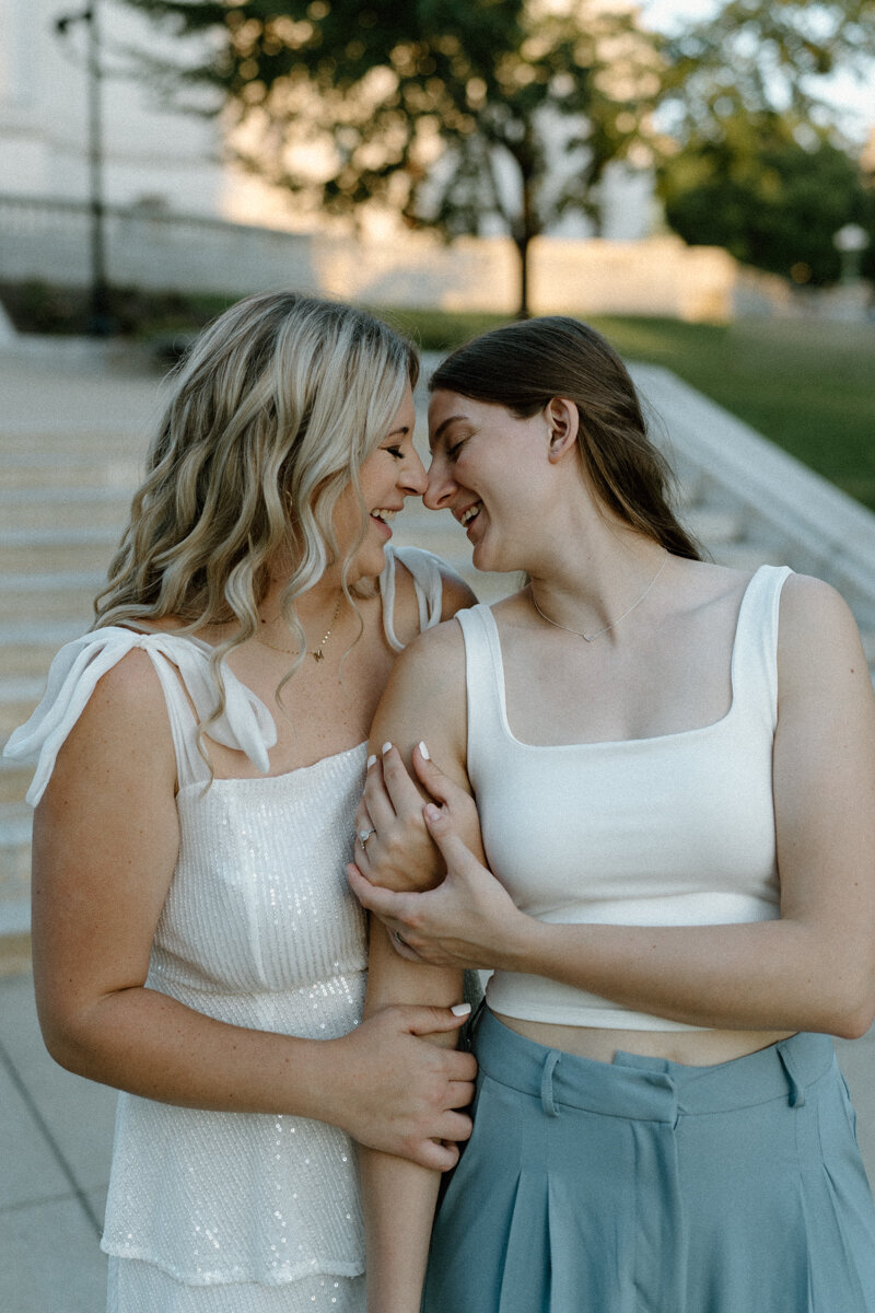Madison Queer Love Story- Capturing Joyful Moments of a Lesbian Engagement-16