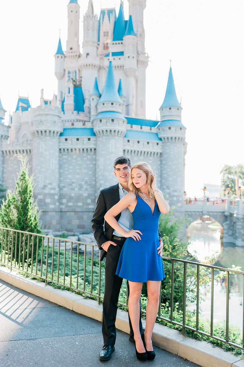 Orlando Engagement Photographer | Disney Magic Kingdom Engagement Session | Enagement at Disney-23