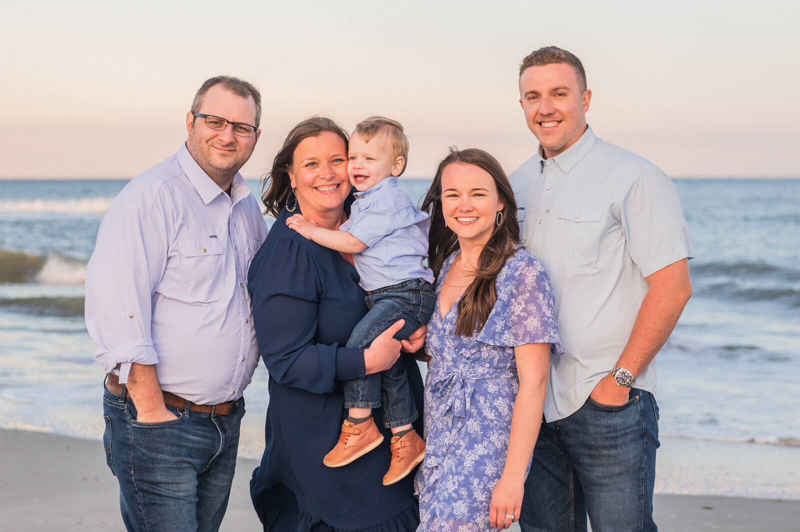family on hilton head island beach