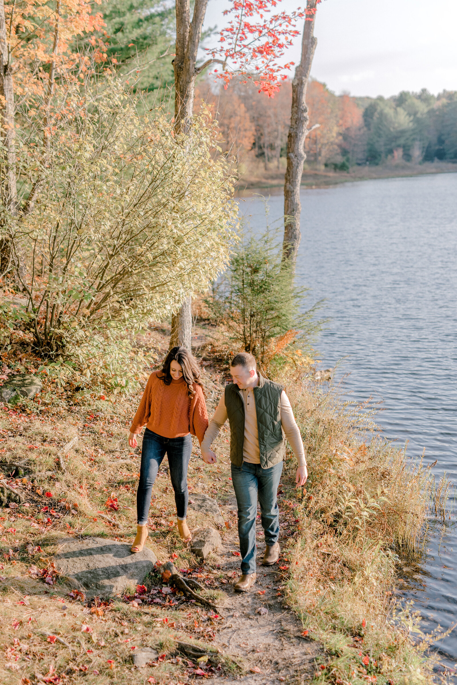Parker Dam State park fall engagement session