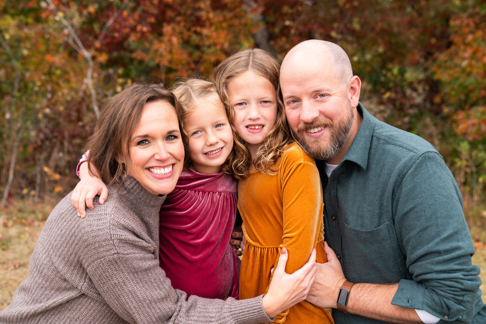 Fall family picture color scheme