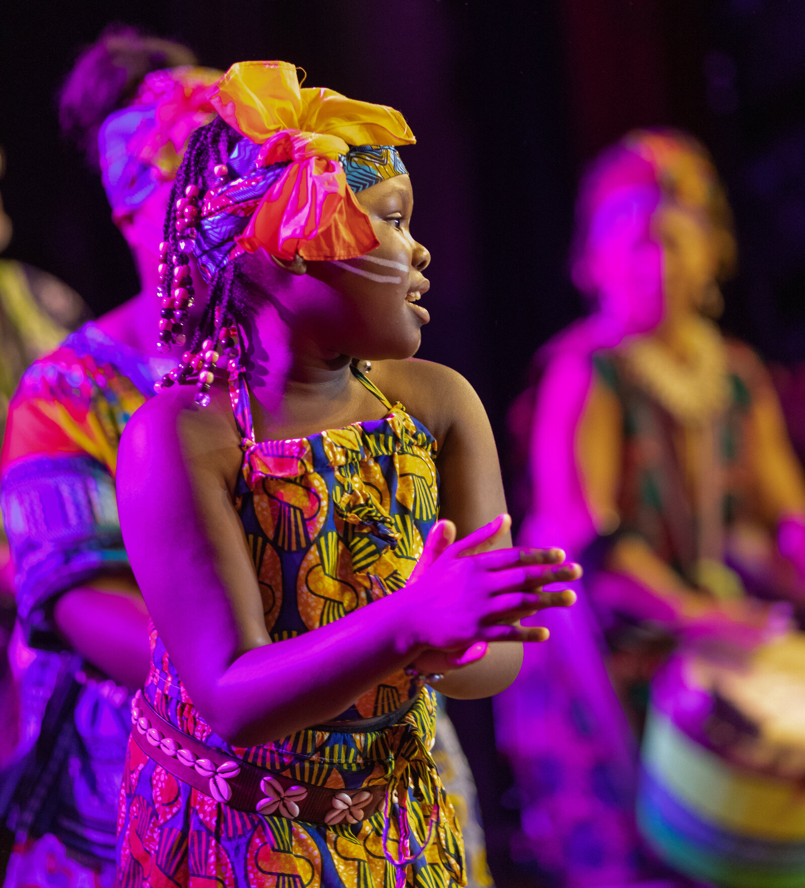 Dancers with Dwennimmen African Dance Company