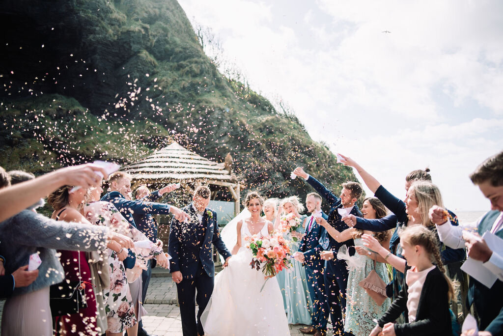 Tunnels Beach Wedding Liberty Pearl Photo and film collective devon wedding photographer-98 2