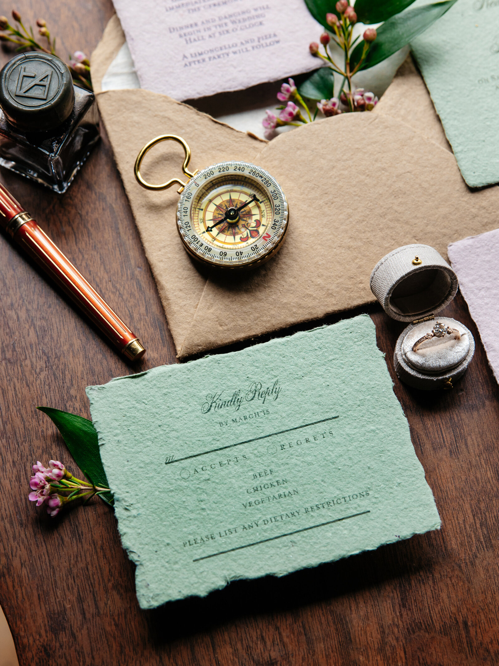 Luxury wedding invitation