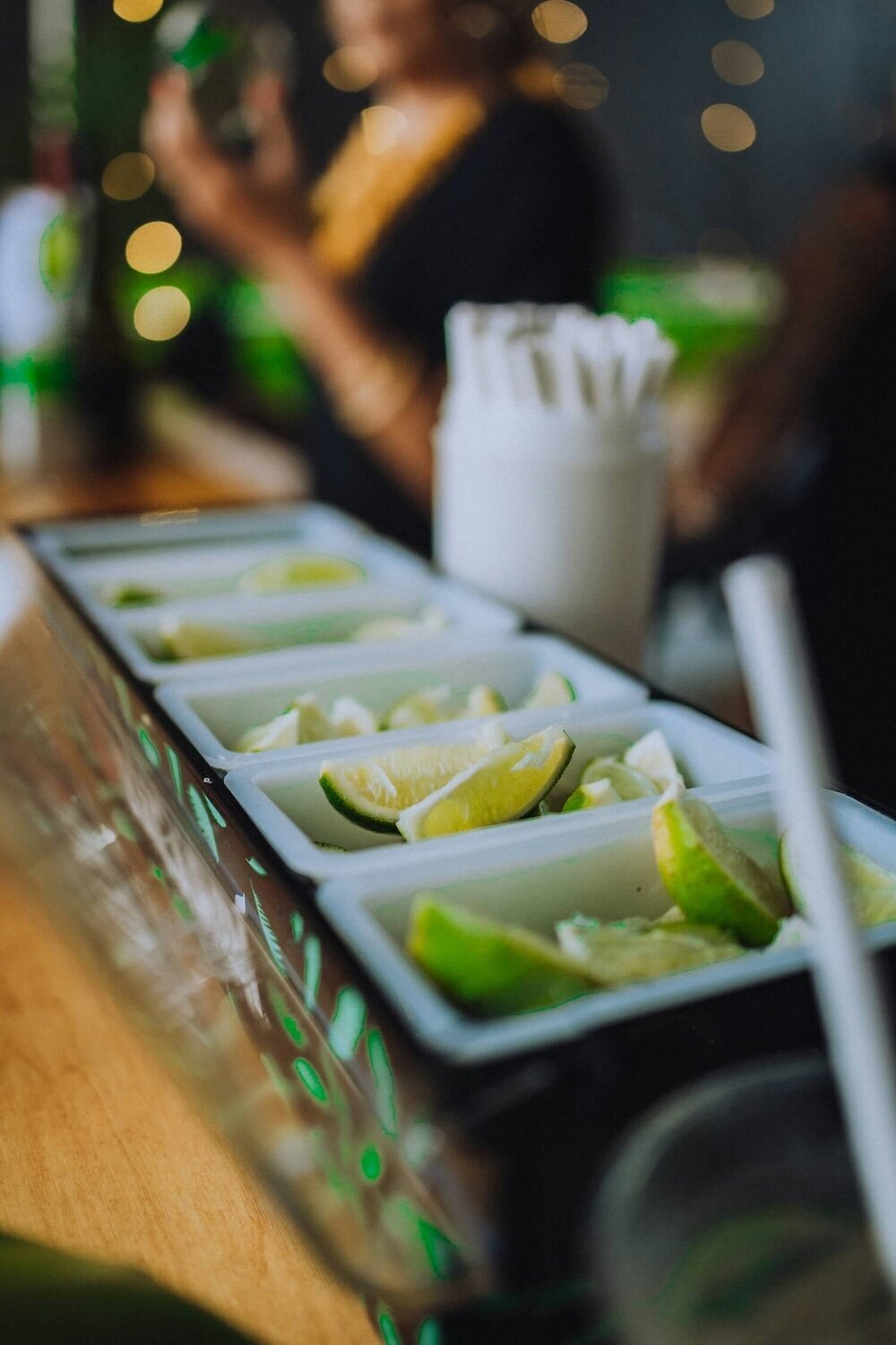 fresh garnish station