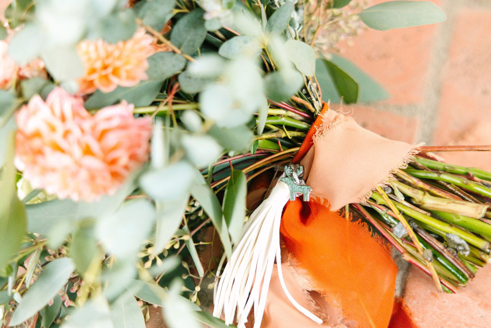 Wedding details for a colorful wedding reception in Santa Cruz, California.