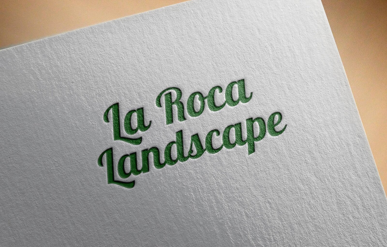 La Roca Logo Mockup