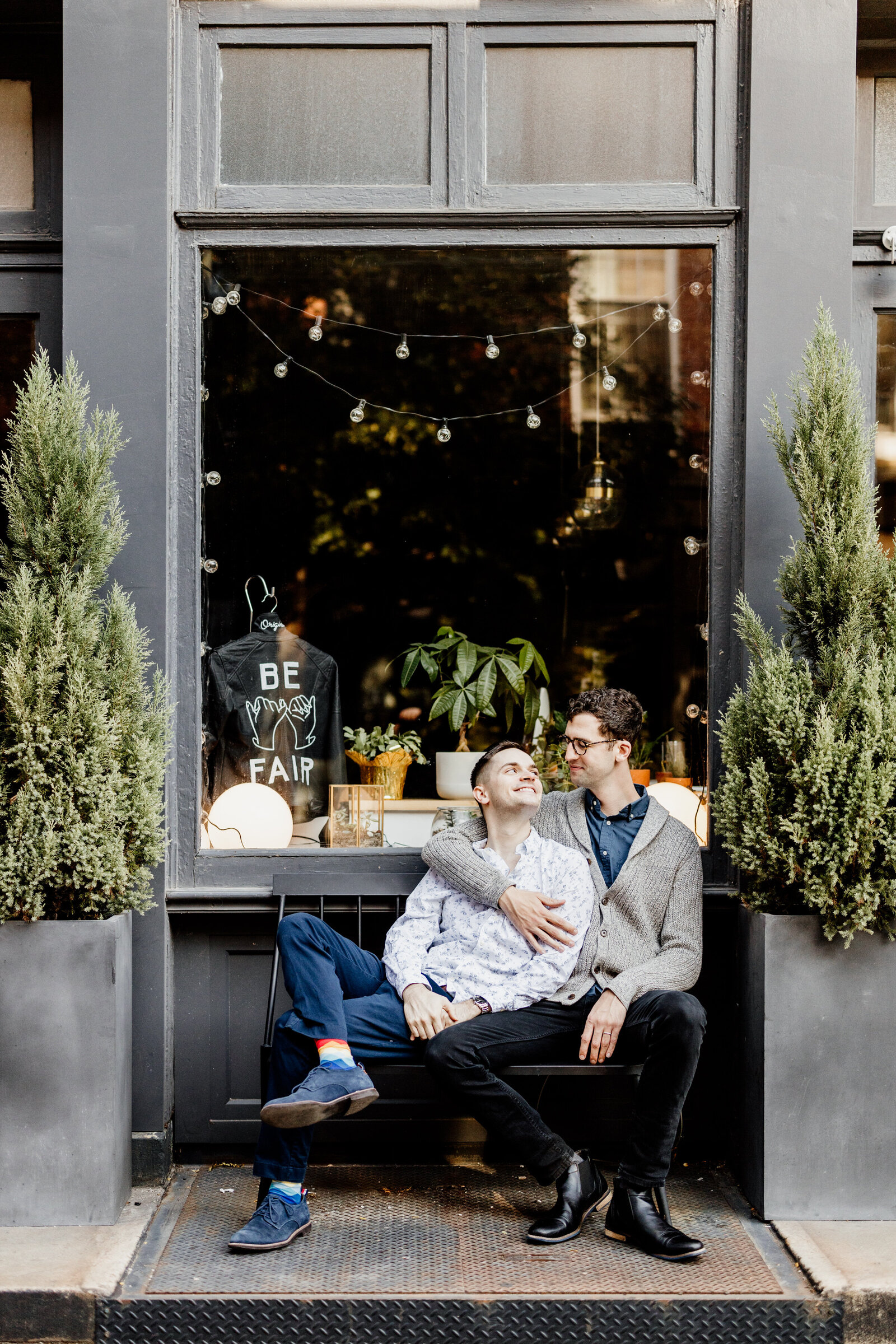 gay couple in old city