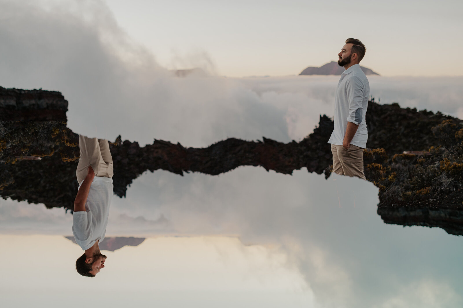 photo artistique d'un élopement queer à la réunion