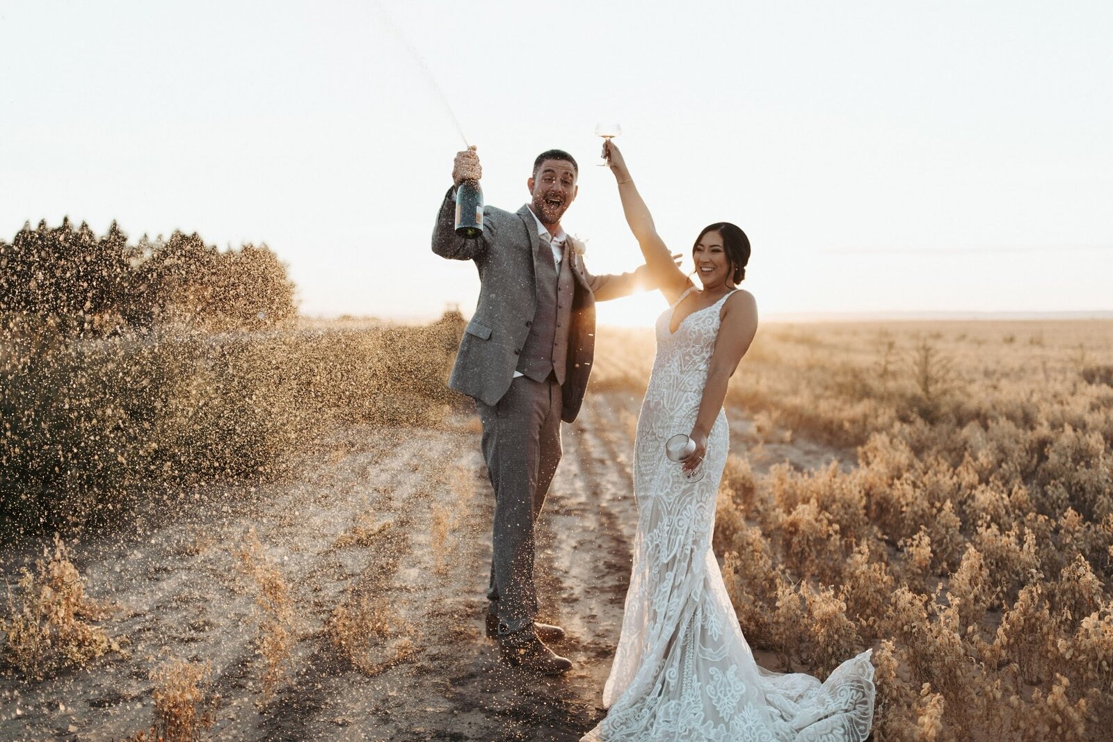 Ceremony Backdrop - Bre & Chris | Converted Basketball Court Wedding - Brides