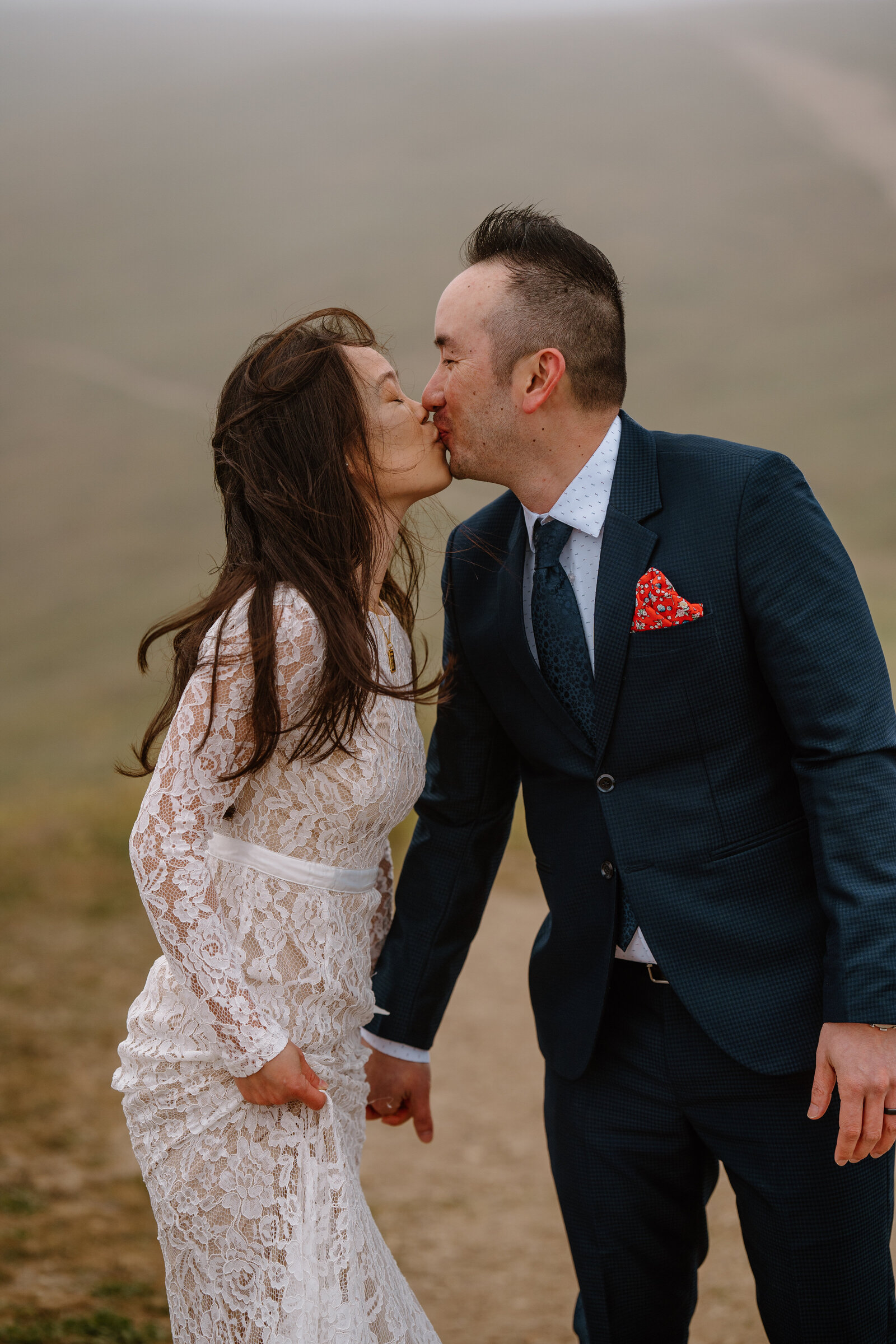 Foggy Elopement Point Reyes