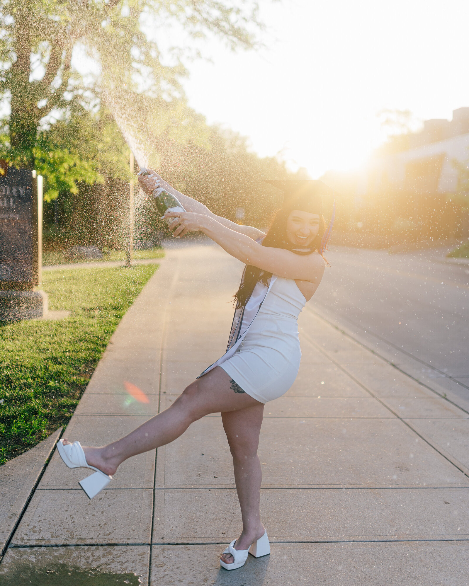 Hannah KU Jayhawks Kansas College Graduation Pictures-26