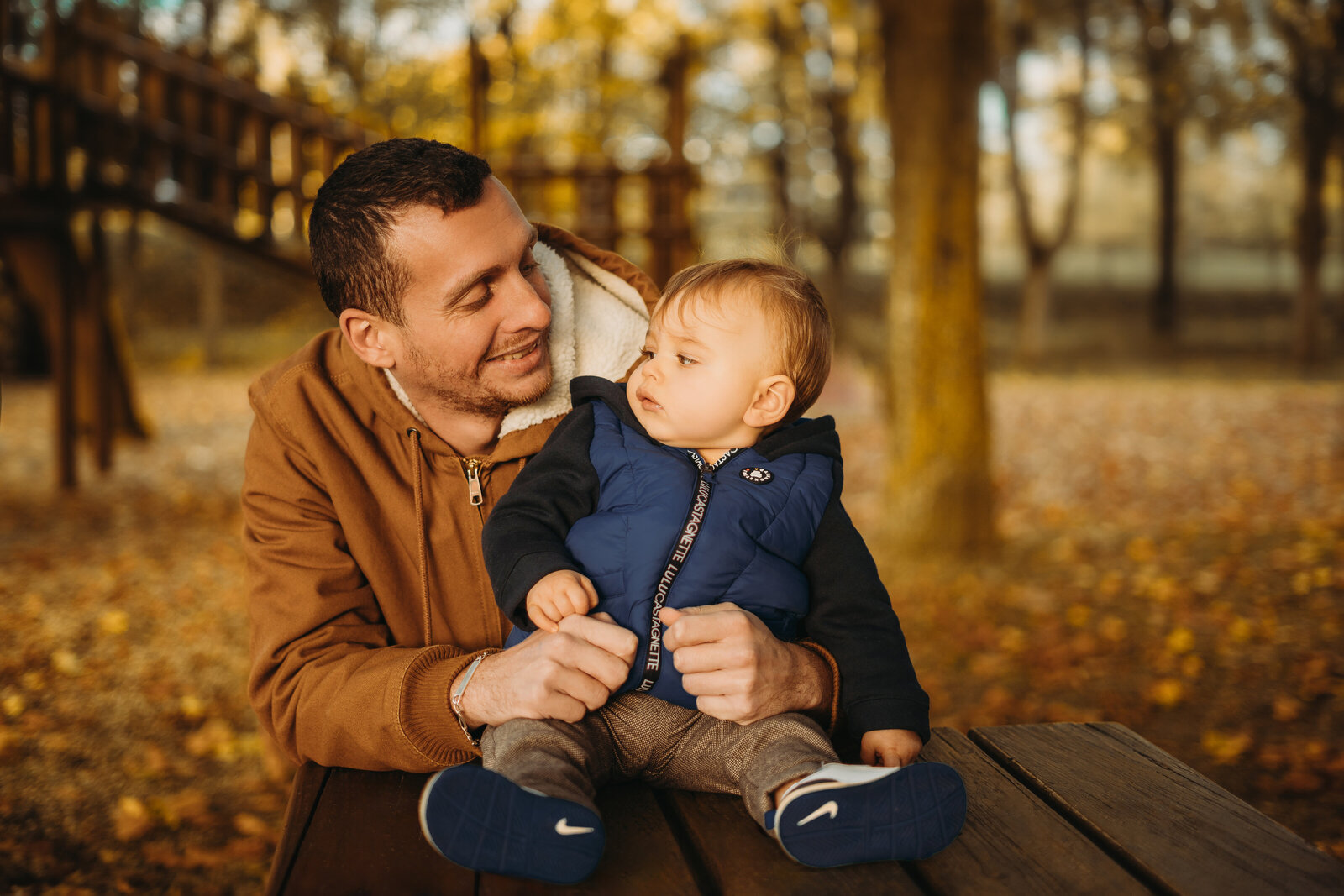 Photographe famille enfant sourire complicite