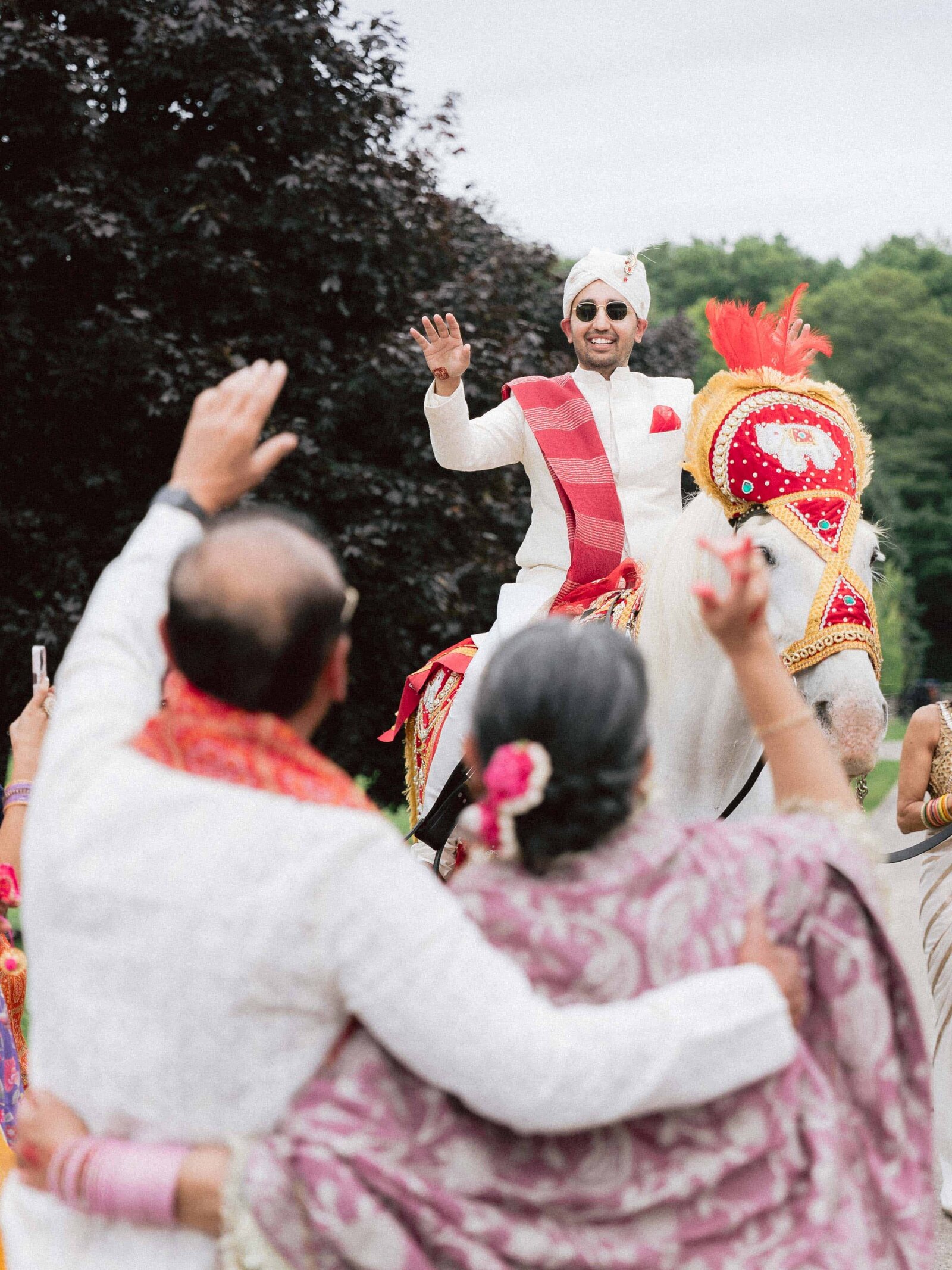 bharat indian groom on horse