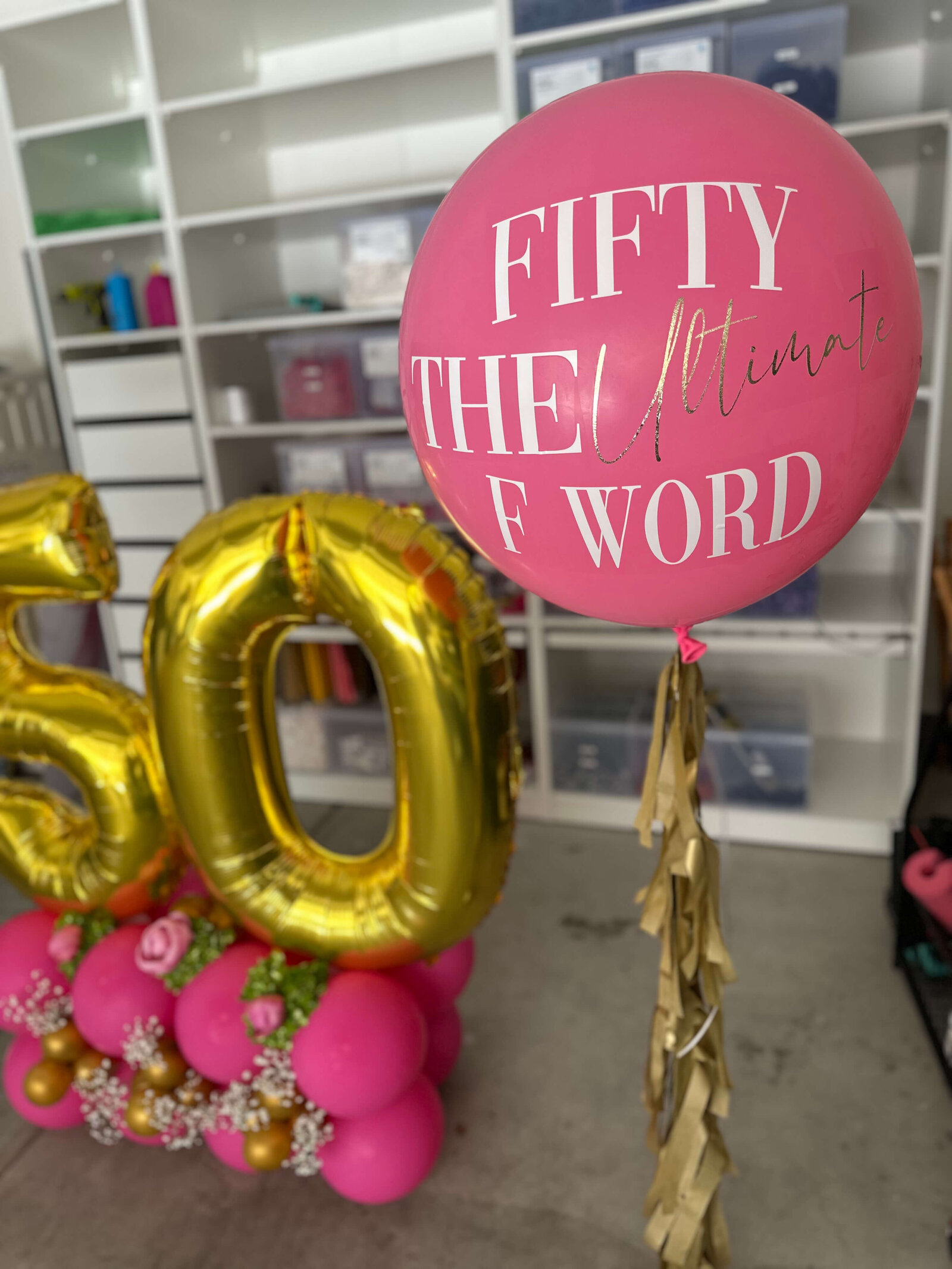 50th birthday party decoration in orange county