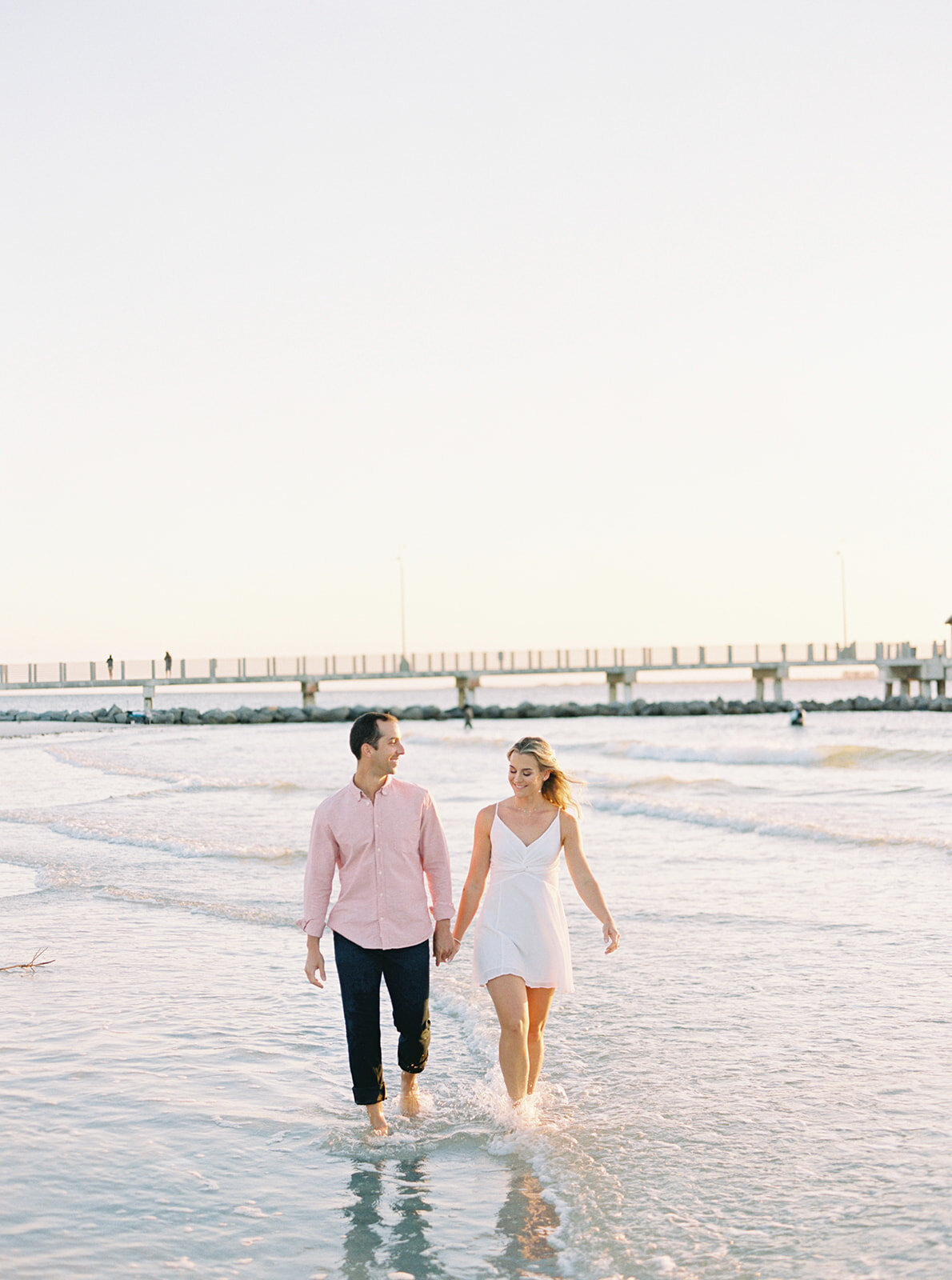 Tampa Engagement Beach