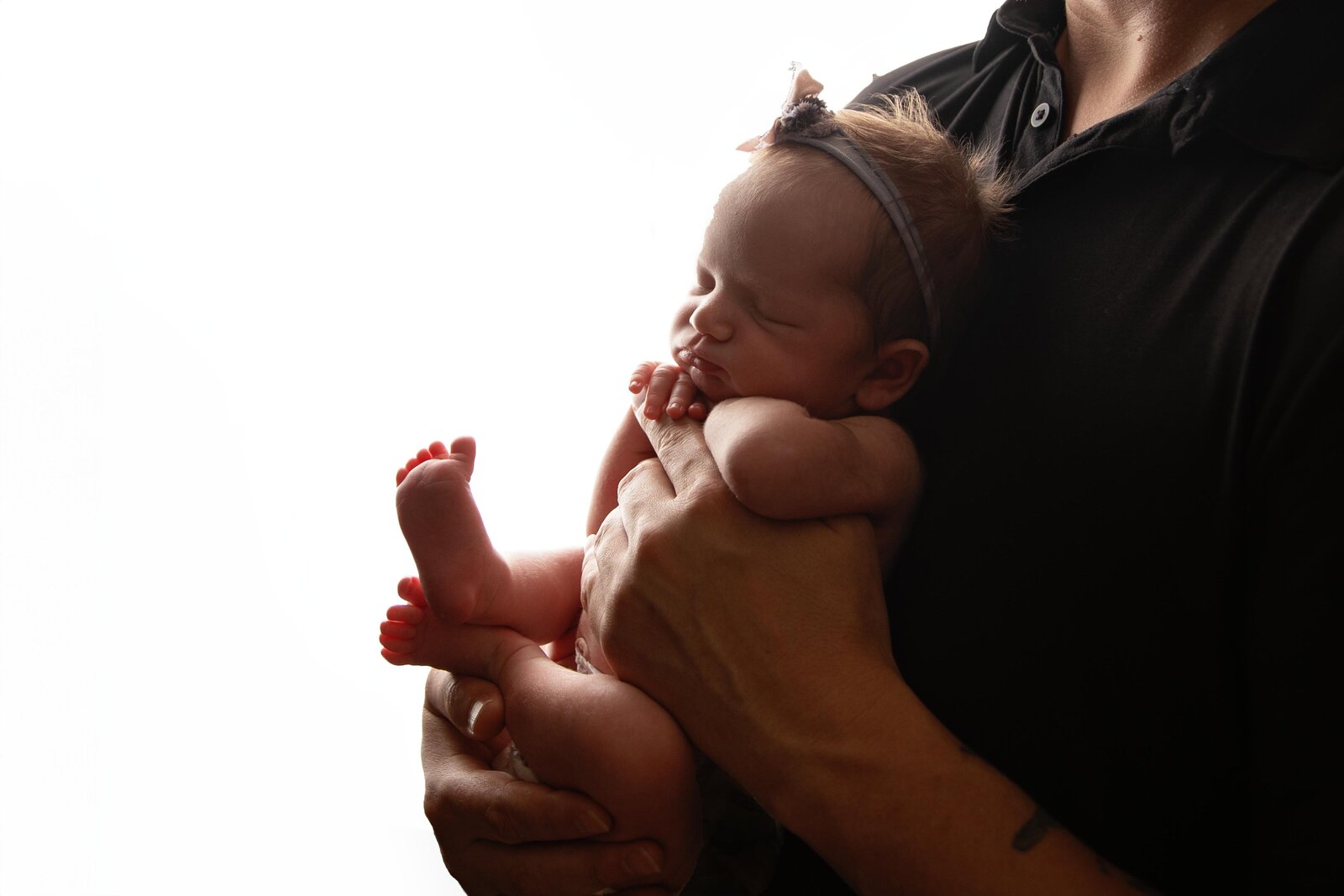 Mom and Newborn Photography Inspiration Dusty Rose Robe and Cheesecloth Baby Wrap