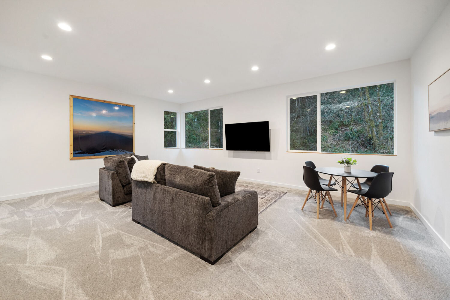 Living area of a cabin