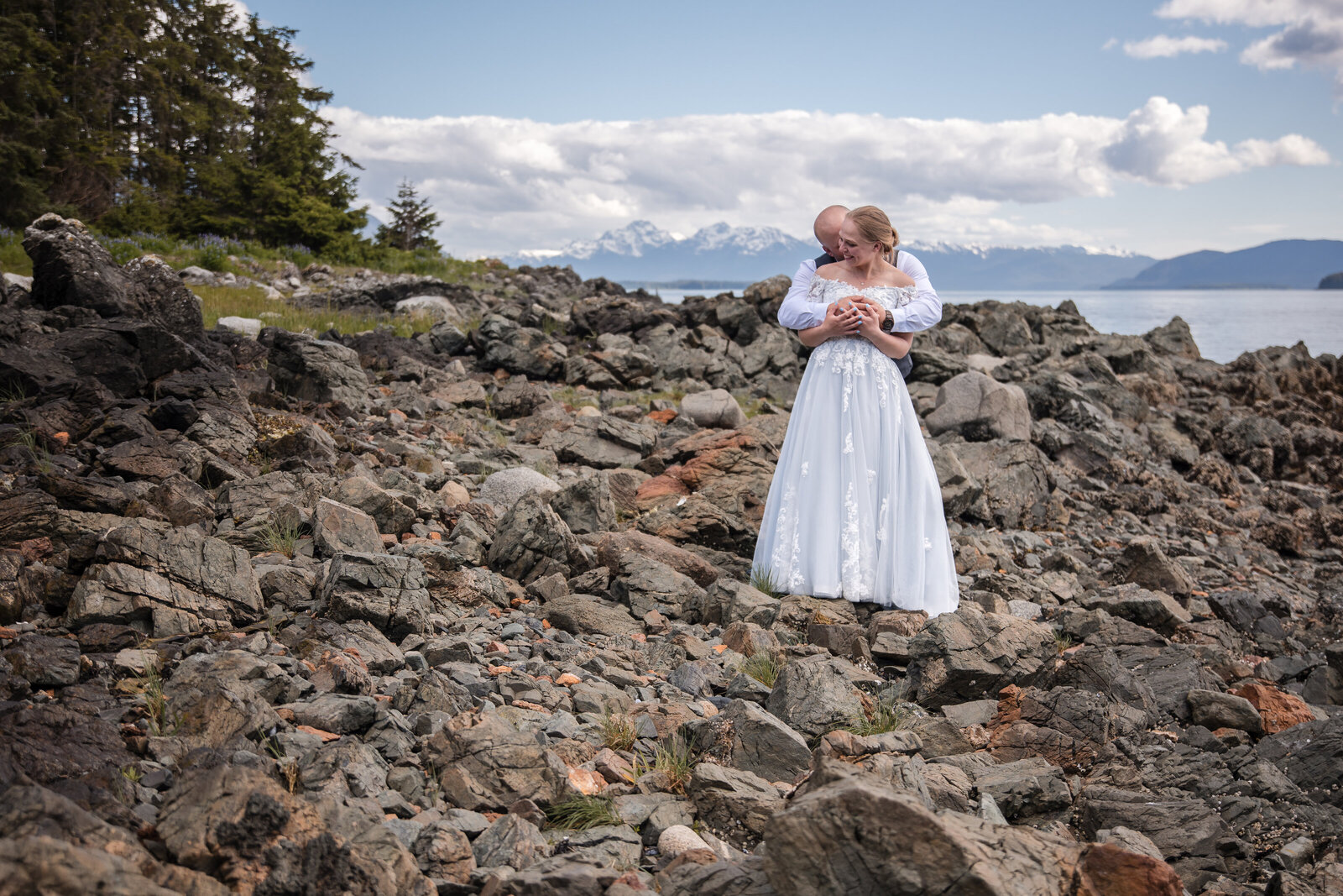 Christine Johnson Photography - Rachel and Bill Wedding Glacier Juneau AK -13