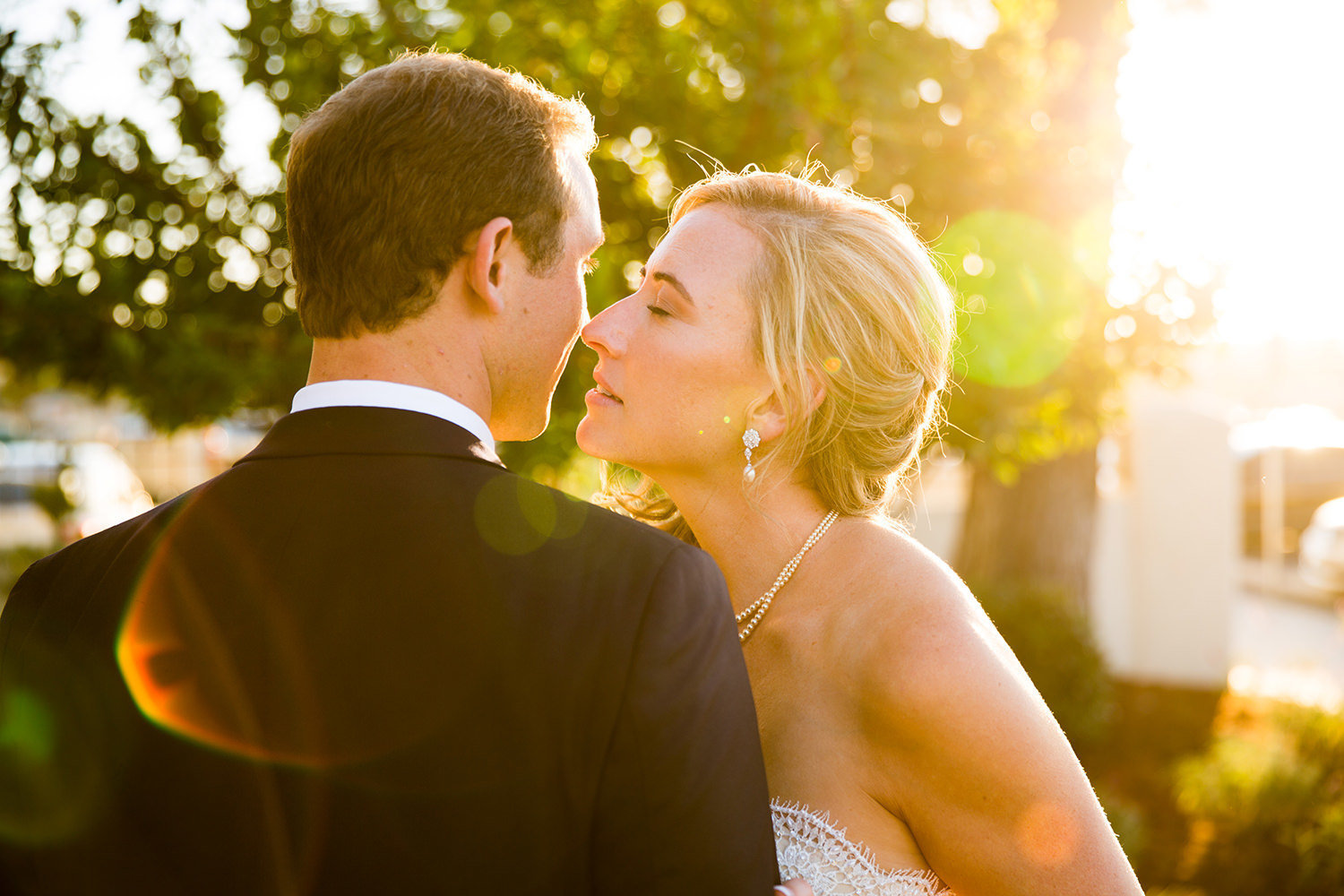 romantic bridal portrait