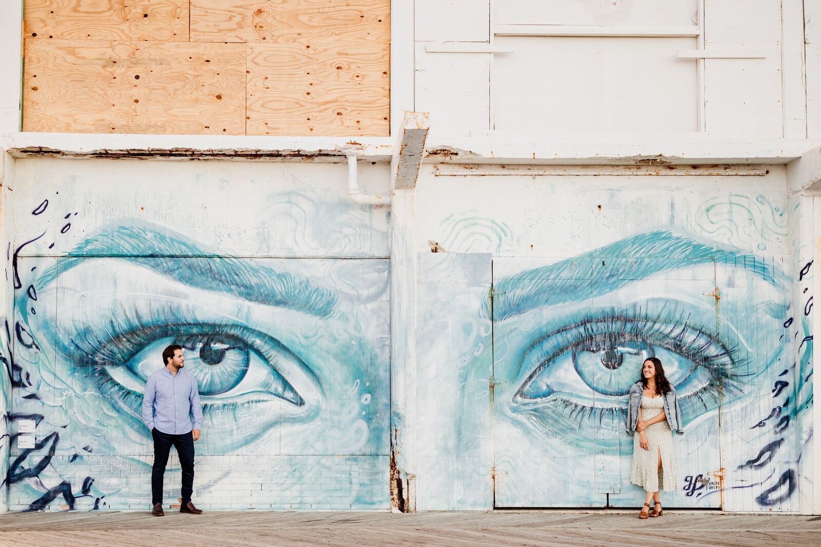 engaged couple asbury park