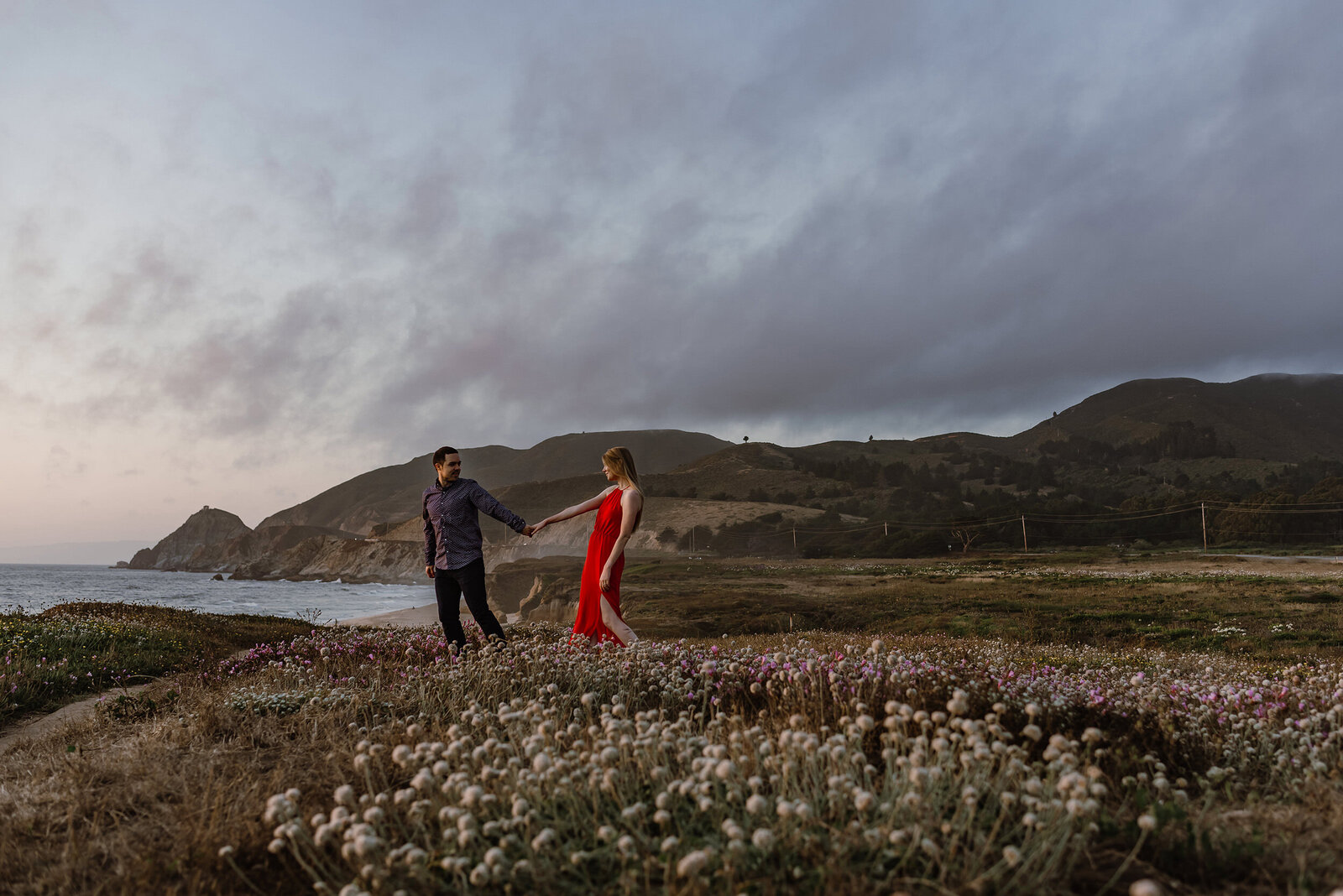 engagement session in SF presidio