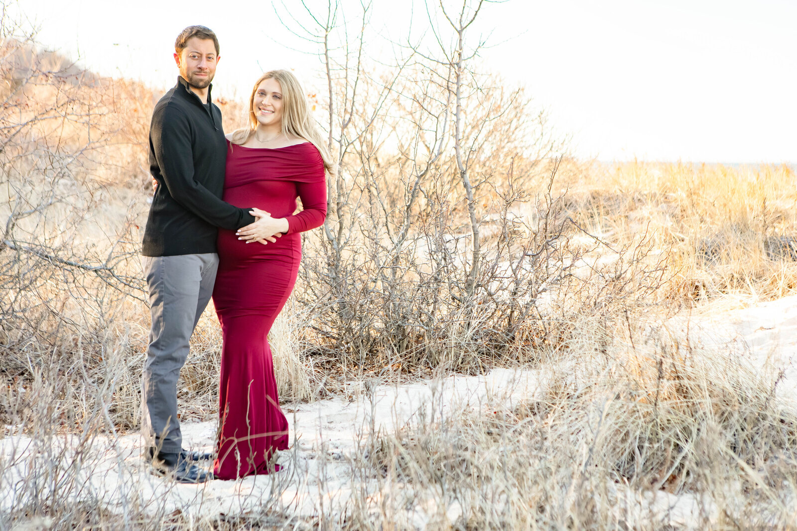 Sunken Meadow Fall Maternity Photoshoot