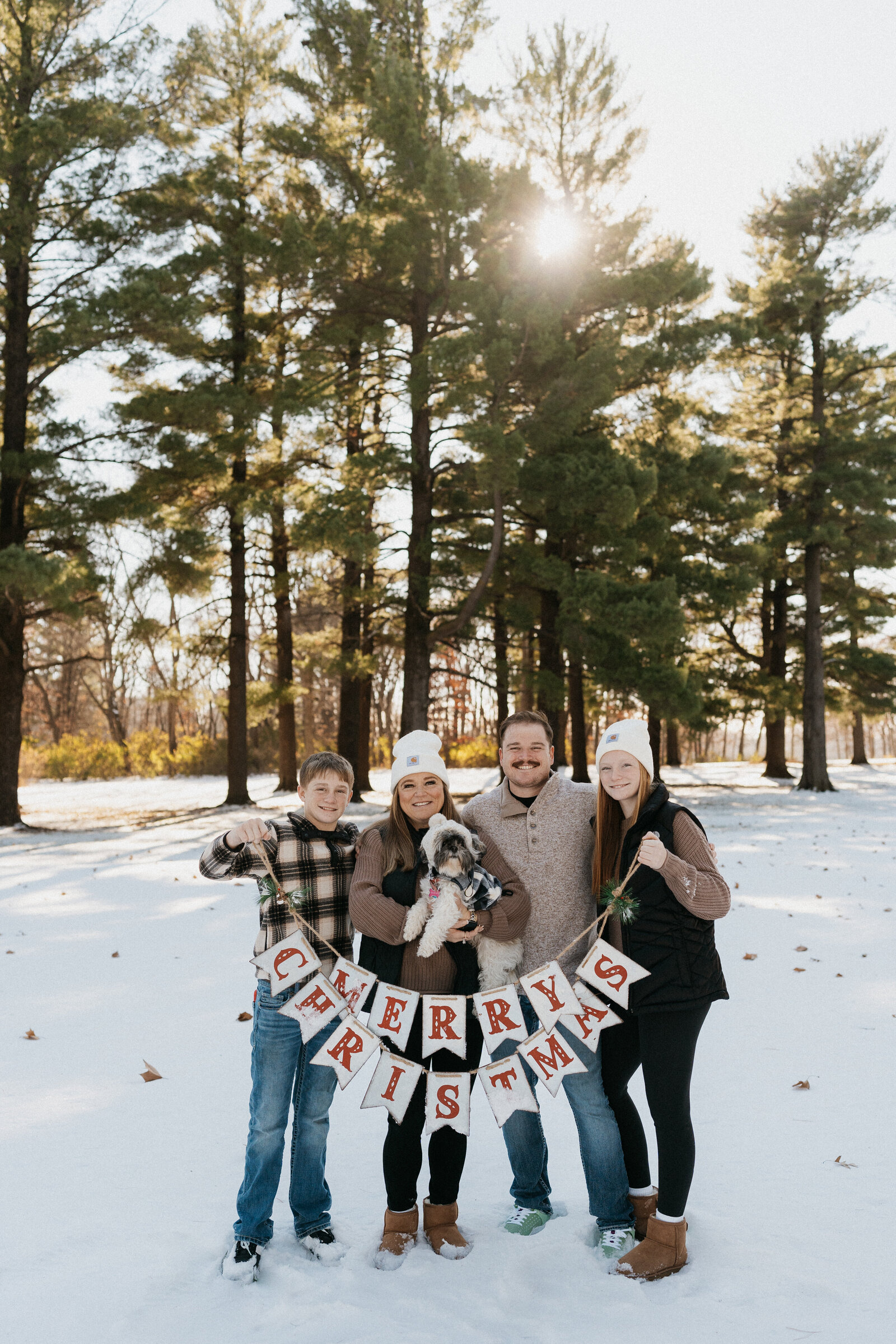 Iowa Family Photos Winter Christmas Card-38