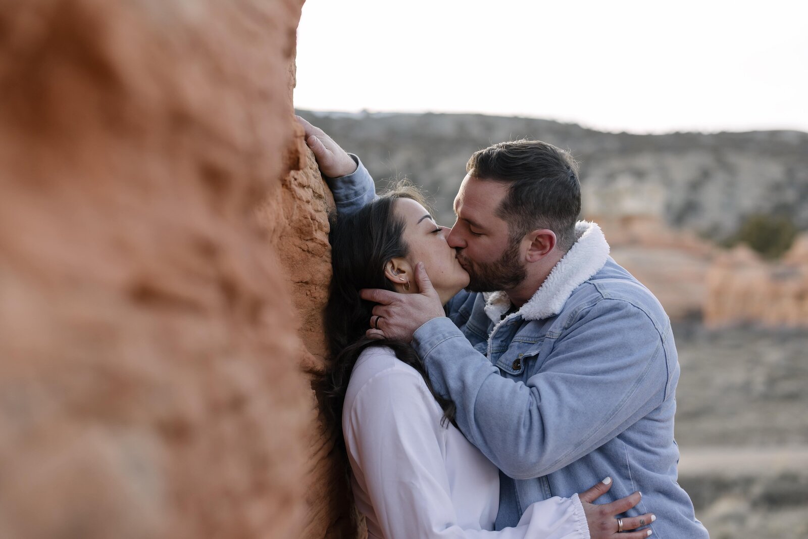 intimate engagement photography in the mountains