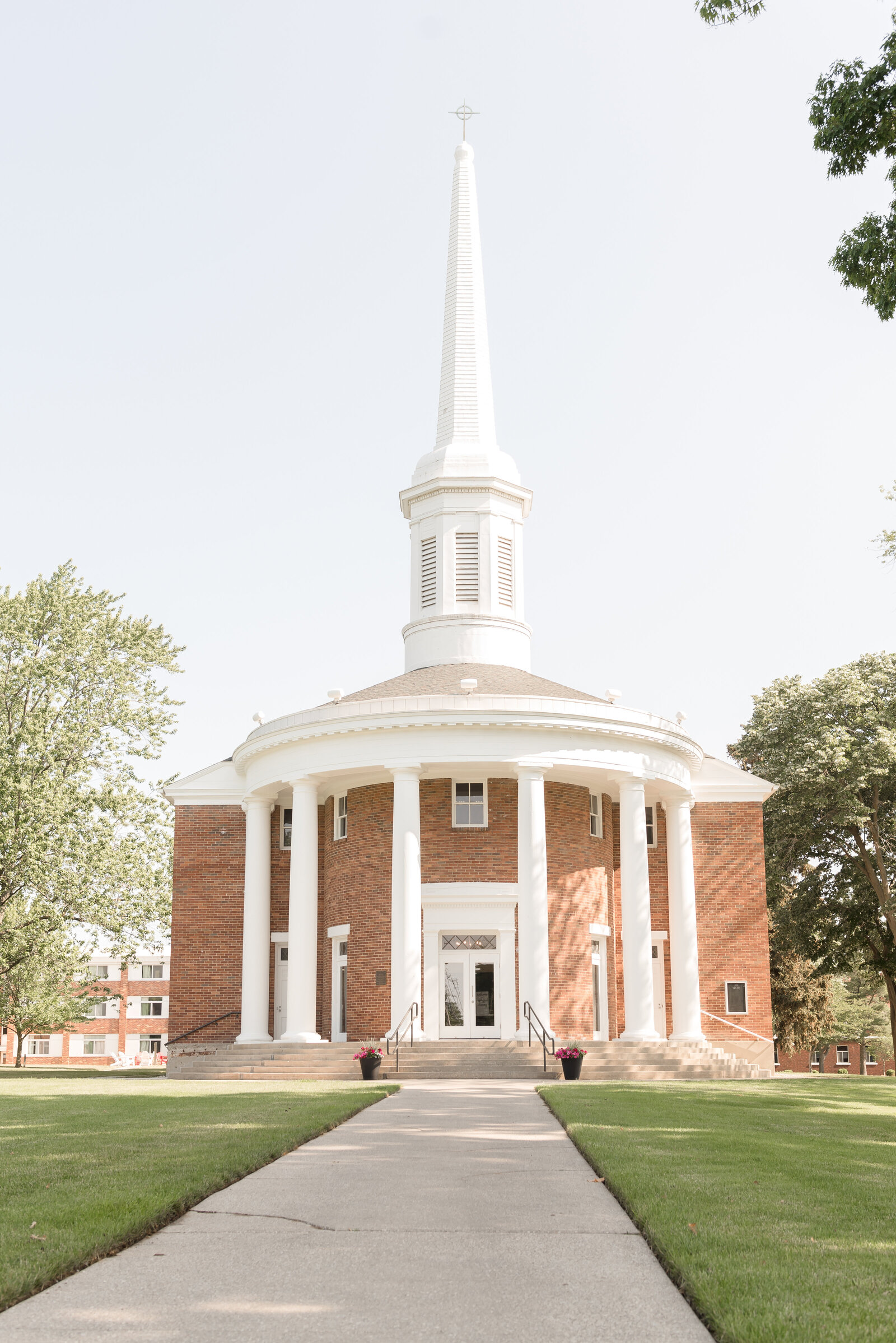 chapel at Alma College campus in Alma, Michigan