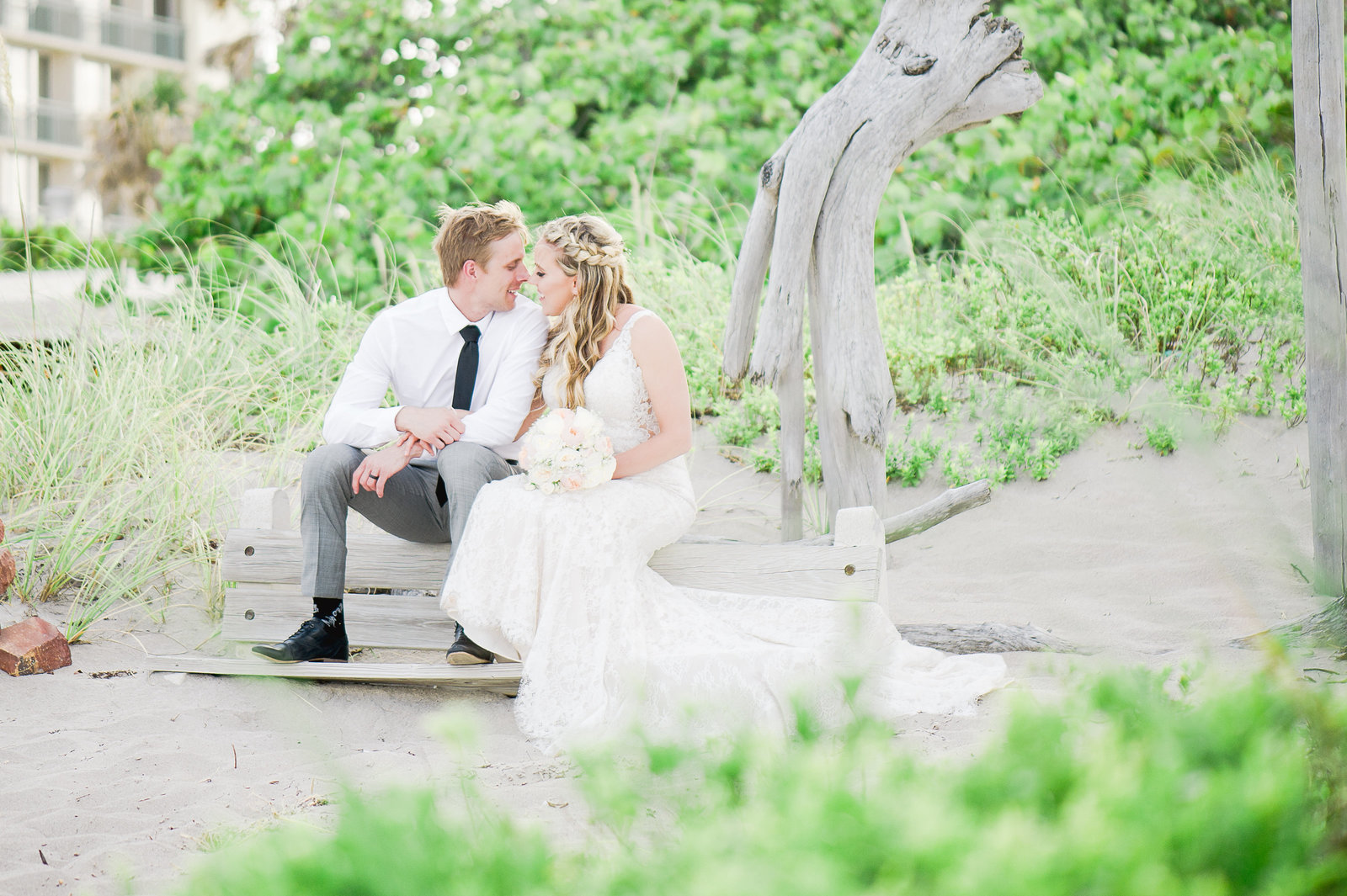 Beachy Wedding - Hilton Singer Island Wedding - Palm Beach Wedding Photography by Palm Beach Photography, Inc.