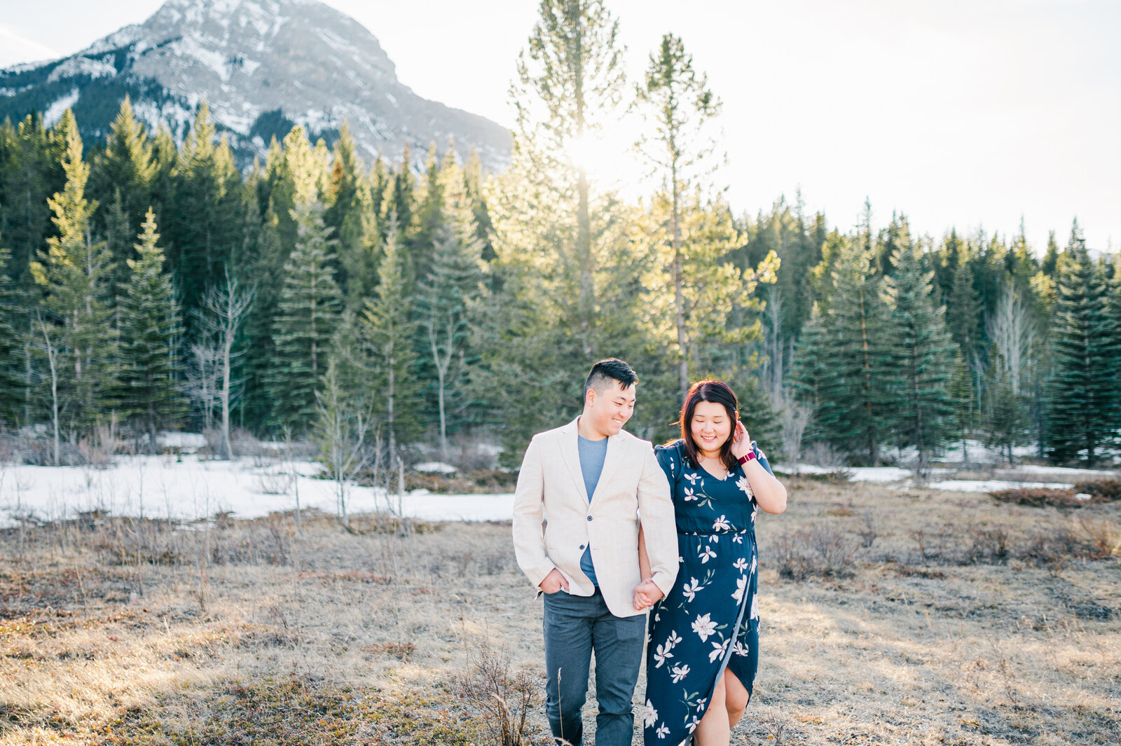 Barrier Lake AB Engagement Photography