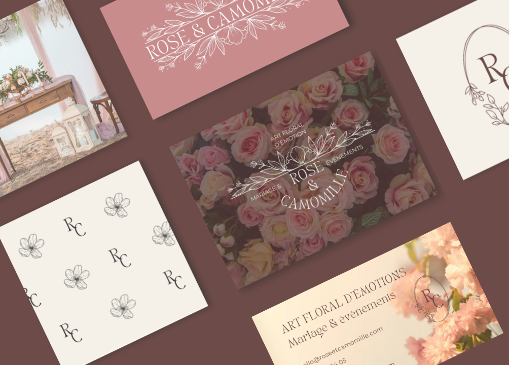 rose & camomille © l'herbier graphique6
