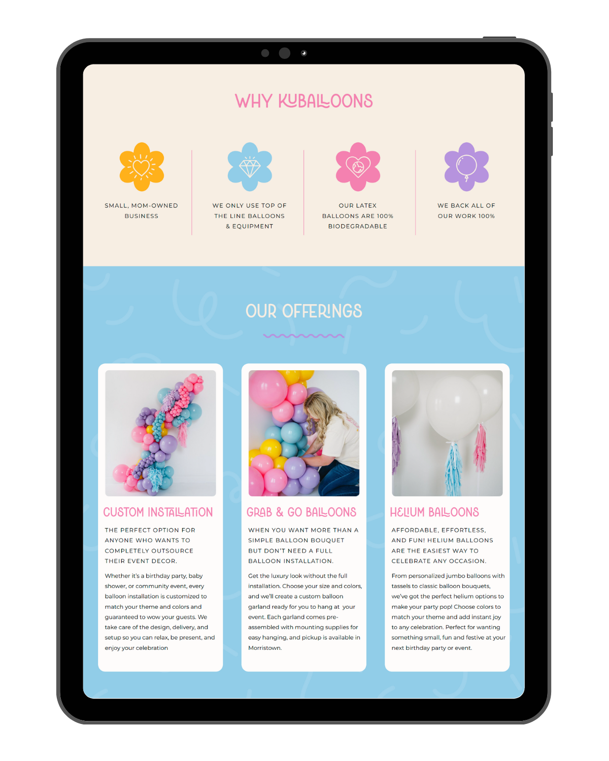 Branded Photoshoot for Balloon Artist Inspiration