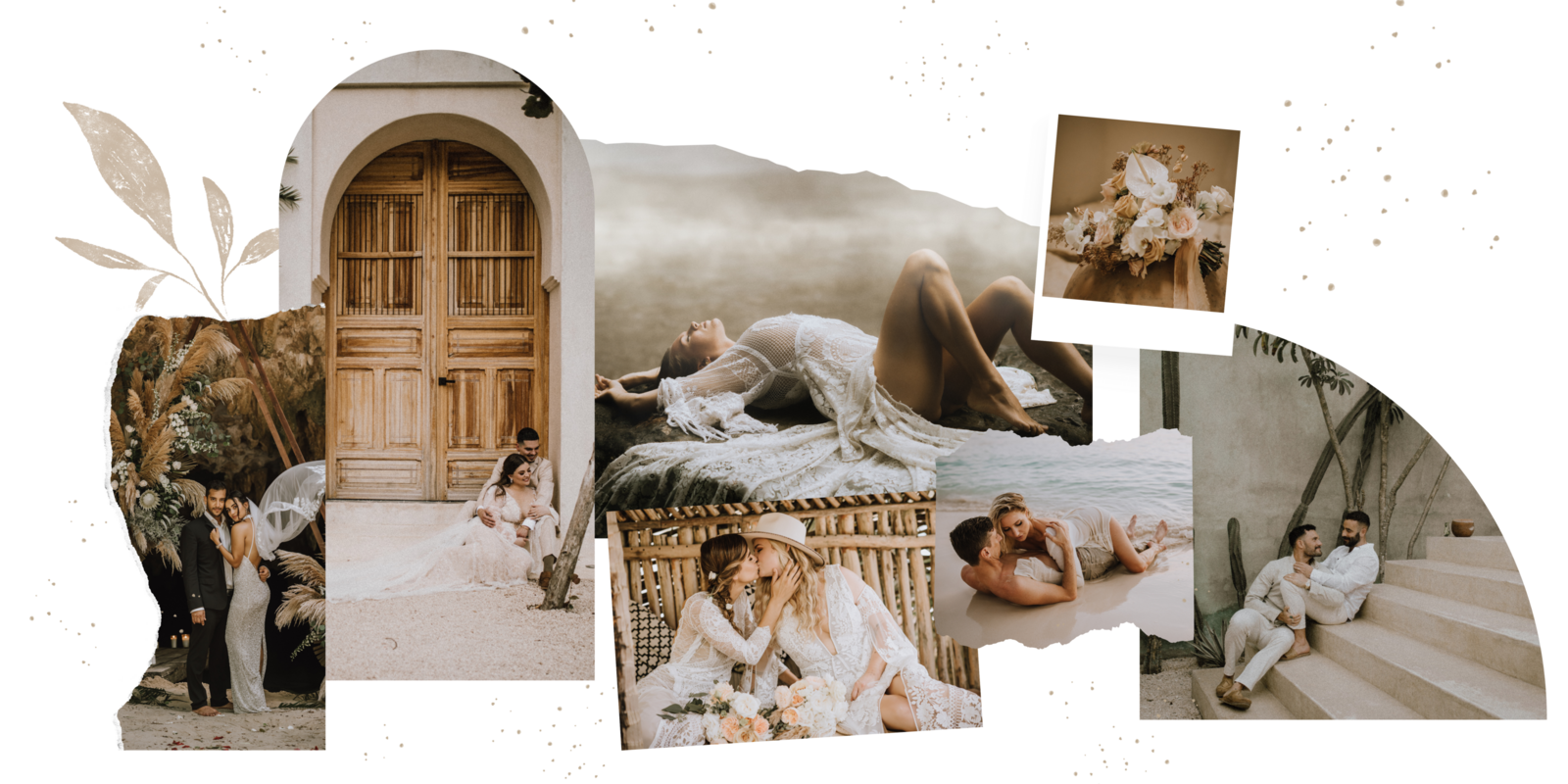 Earthy Boho Weddings in Tulum Mexico