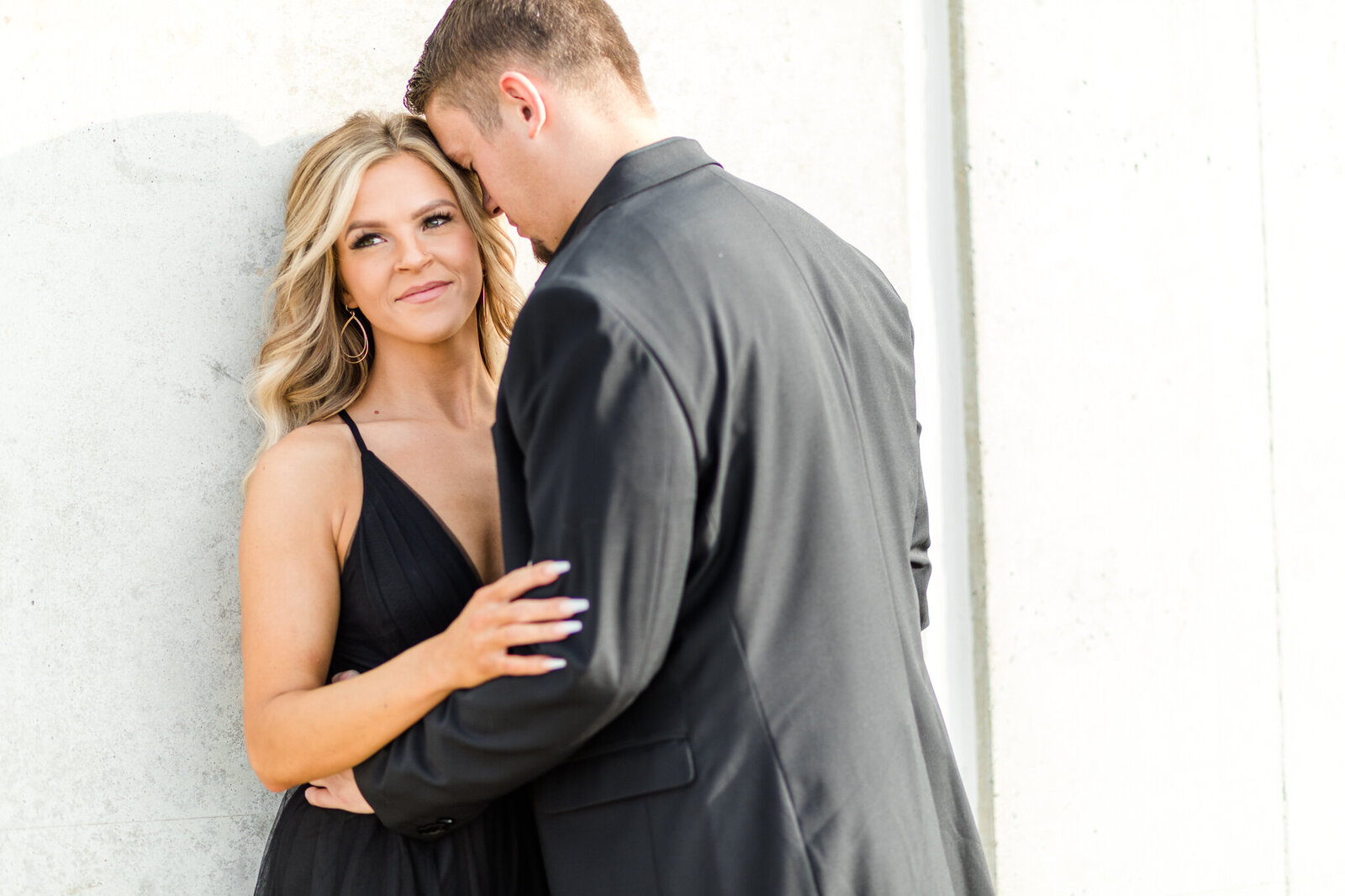 Peoria IL Rooftop Engagement Session-7