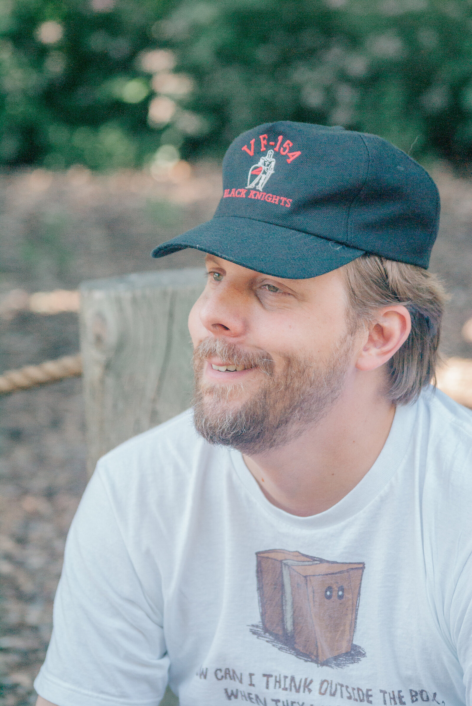 mage of Amy Hodder's husband, Craig, enjoying a day at the Denver Zoo