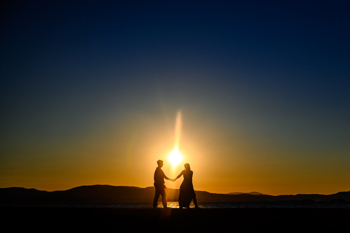shelburne farms-engagmement-lake champlain-silhouette-1