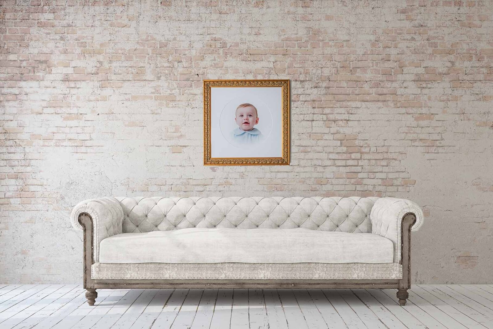 Circle Mat Willard couch