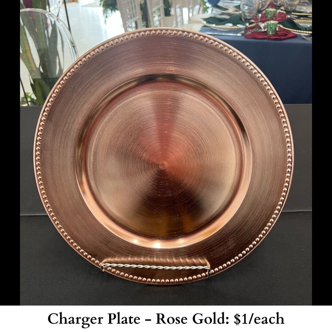 Charger Plate-Rose Gold-268
