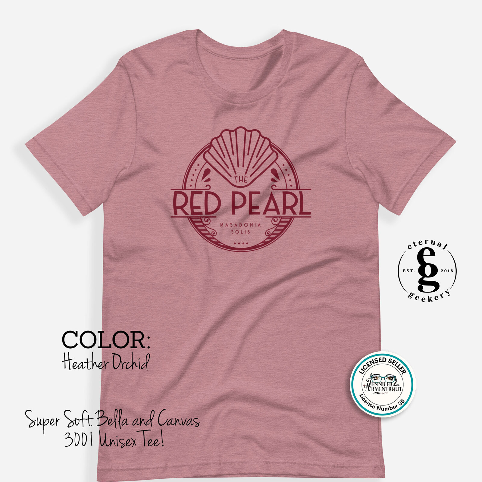 Red Pearl Heather Orchid