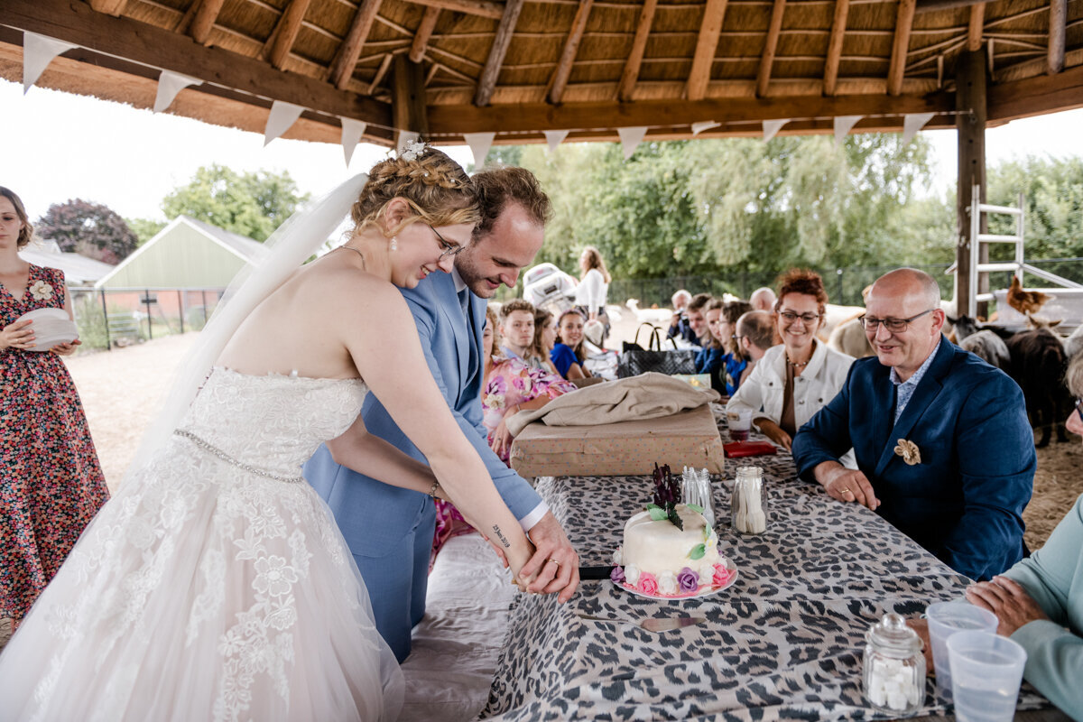 Alpaca bruiloft, trouwen in Beetsterzwaag, trouwfotograaf Friesland (94)