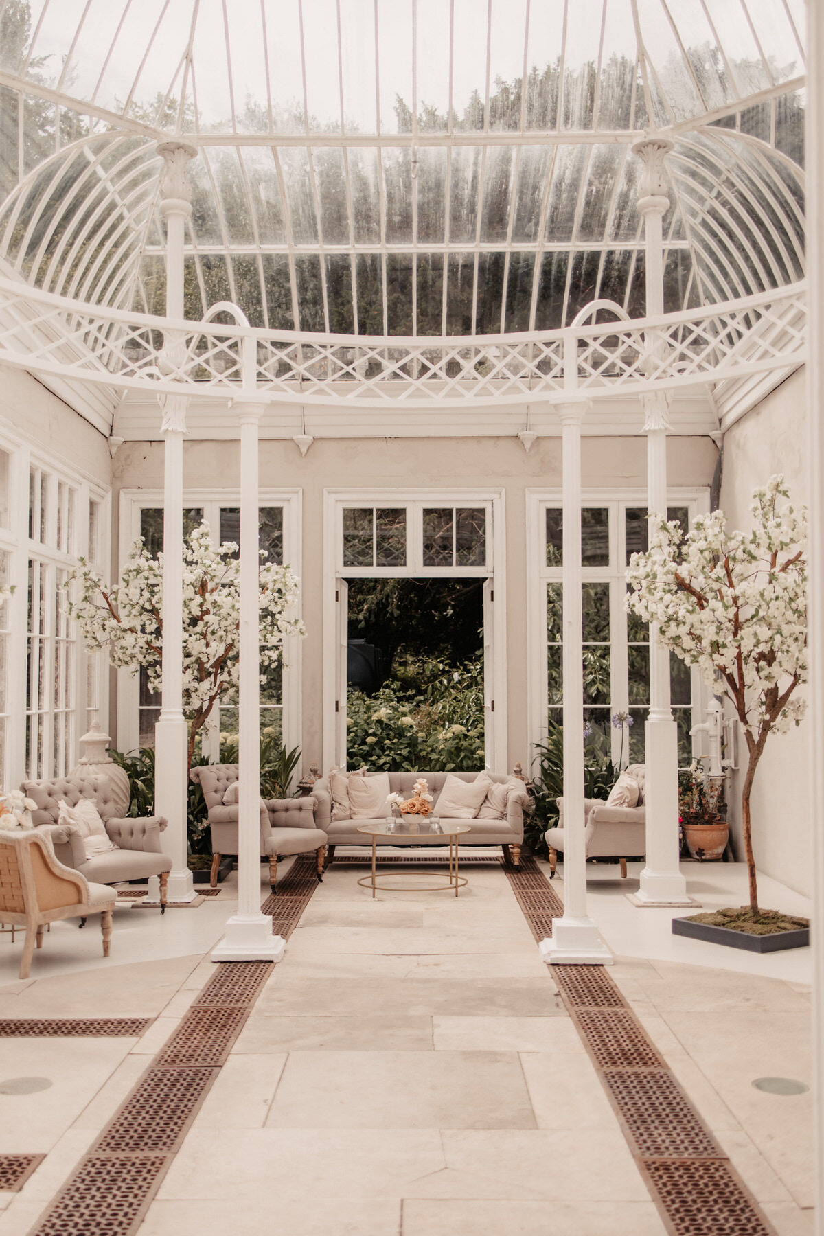 Interior of Domed Conservatory at came house wedding venue