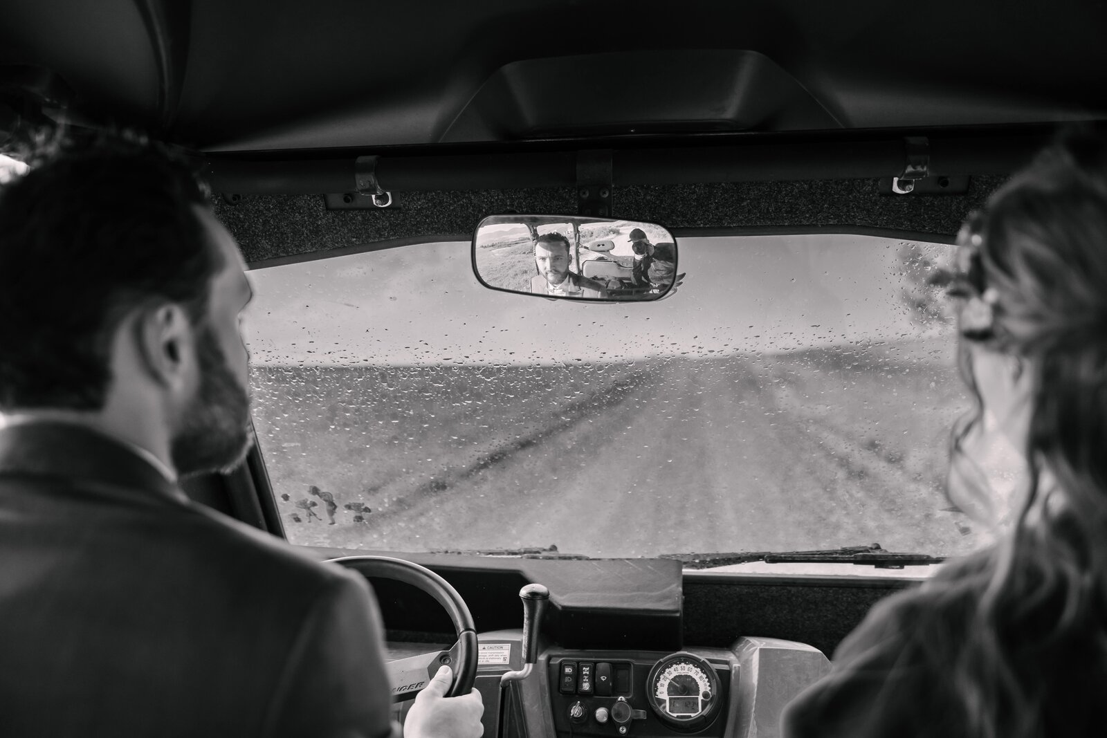 Moody western wedding