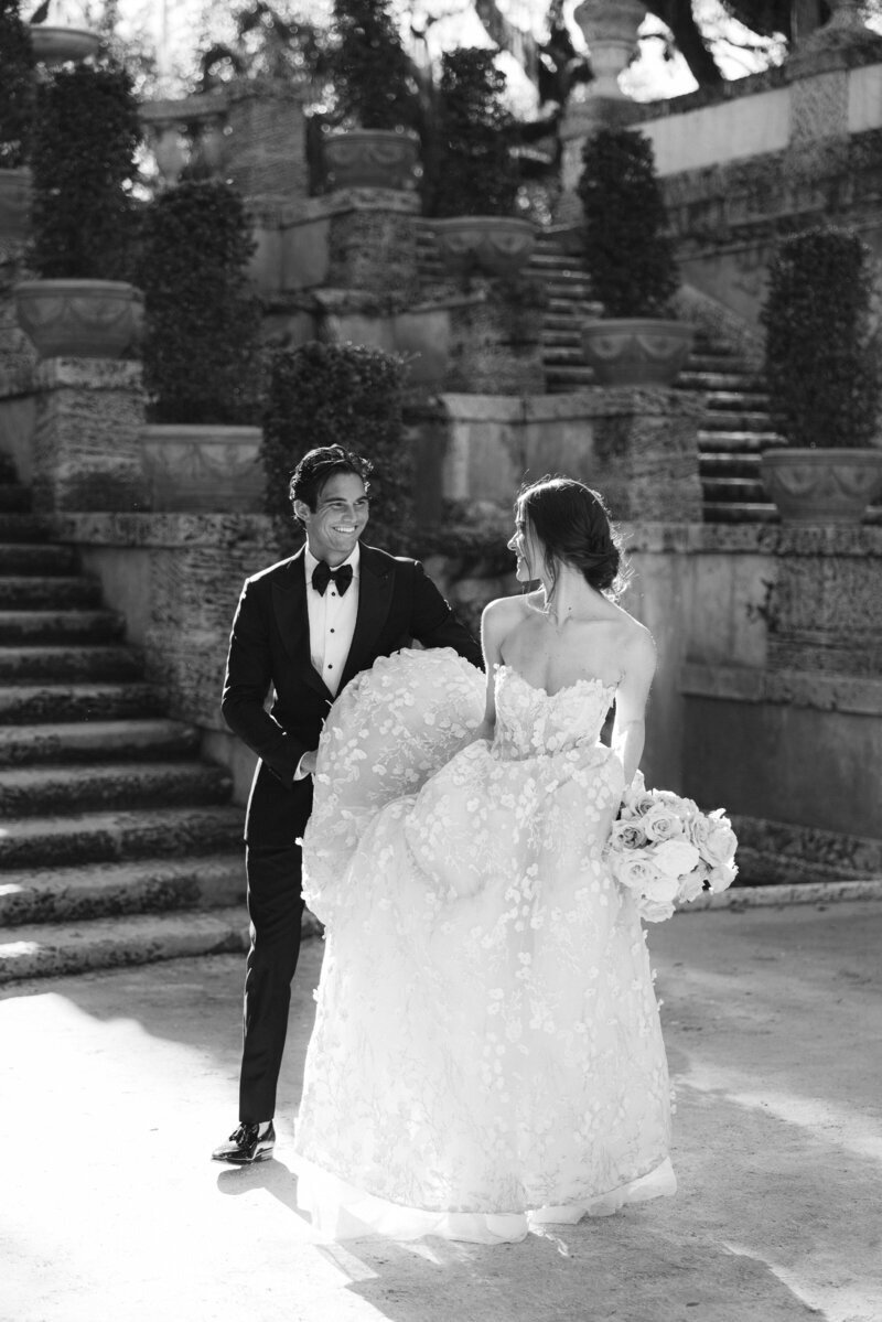 bride and groom editorial by wedding photographer in Fort Myers, Florida