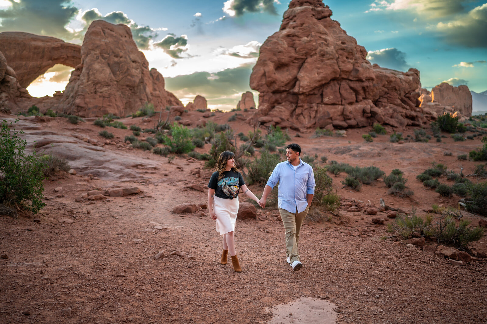 Arches Sunrise Couples Session-2